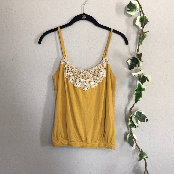 Express Tops - Express Embellished Boho Tank Top Size S